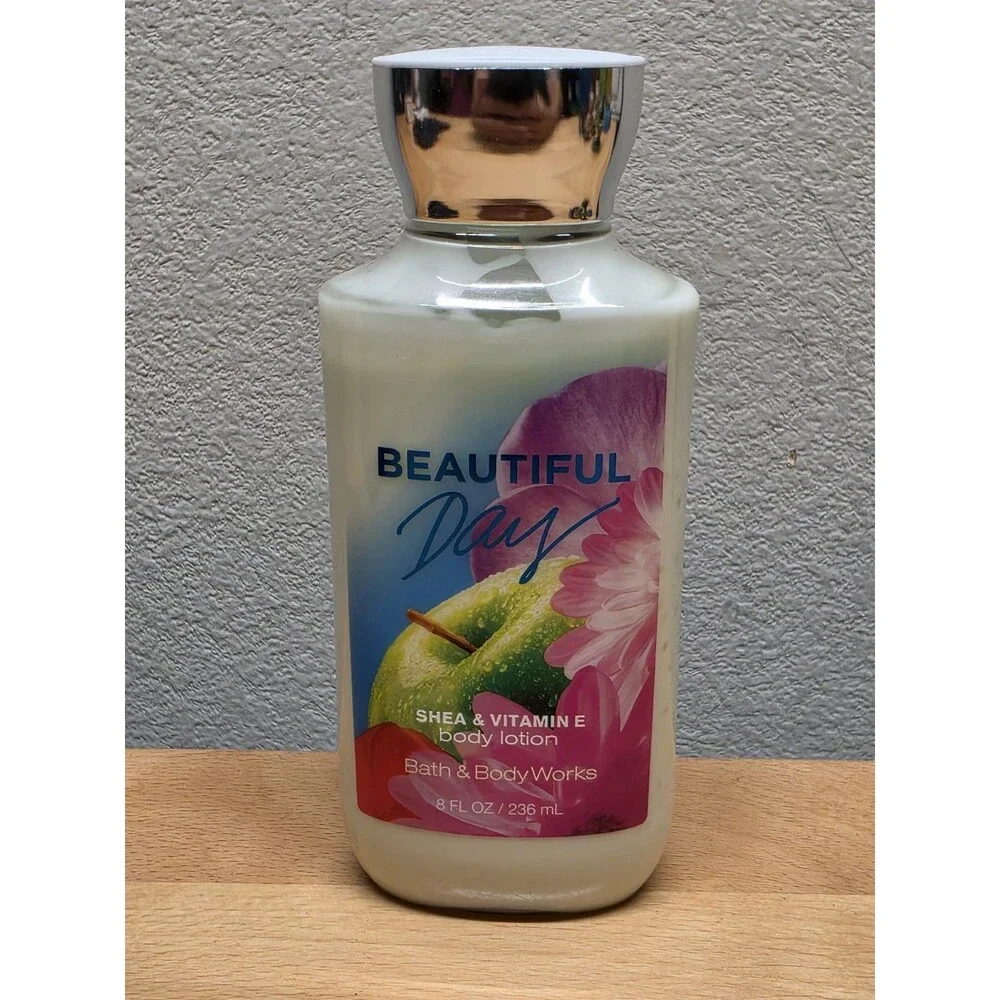 Bath & Body Works Beautiful Day Body Lotion 8oz Shea Vitamin E Moisturizer NEW